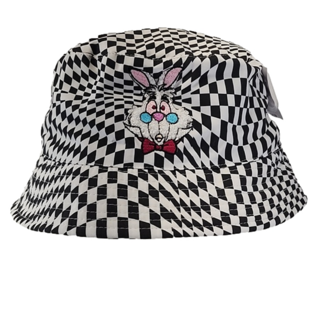 Alice in Wonderland Checkered Bucket Hat